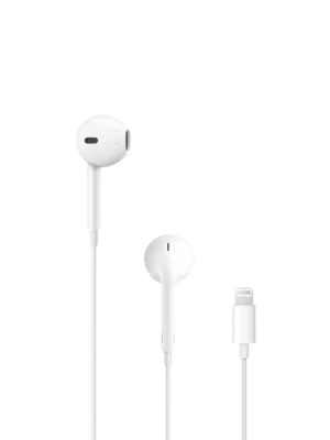 Original Auricular Apple EarPods Cableado Estéreo Blanco Conector Lightning