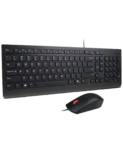 Teclado y ratón Lenovo Essential - Español (América Latina) - USB Tipo A Membrana Cable Teclado