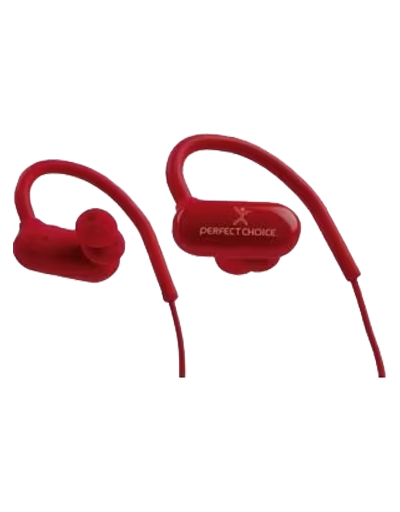 Auricular Perfect Choice Effort Inalámbrico Auricular Estéreo - Rojo - Binaural - Intrauditivo - 1000cm - Bluetooth - 16Ohm - 20Hz a 20kHz